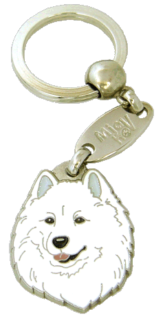 SAMOYED - pet ID tag, dog ID tags, pet tags, personalized pet tags MjavHov - engraved pet tags online